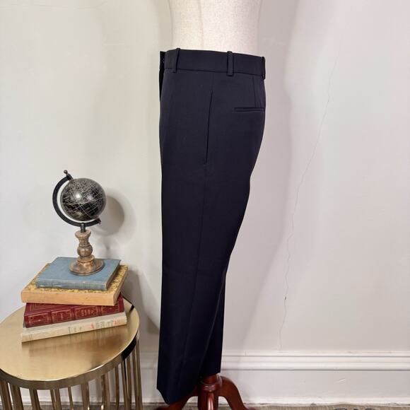 Jil Sander Navy Wool Tailored Pants Size 32 IT 0 US Minimalist Classic - Picture 5 of 11